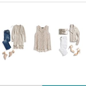 StitchFix Piece!! BOBEAUKeaton Split Neck Blouse